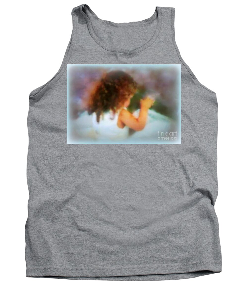 Spring Tank Top featuring the photograph Ivy Rose Spring's child by Jennifer E Doll