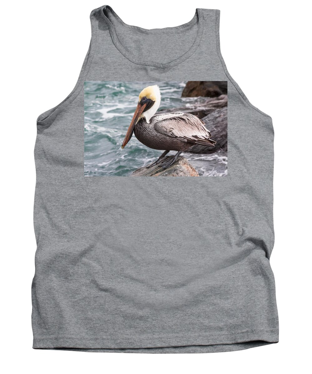 Beak Tank Top featuring the photograph Just Hanging by Ed Gleichman