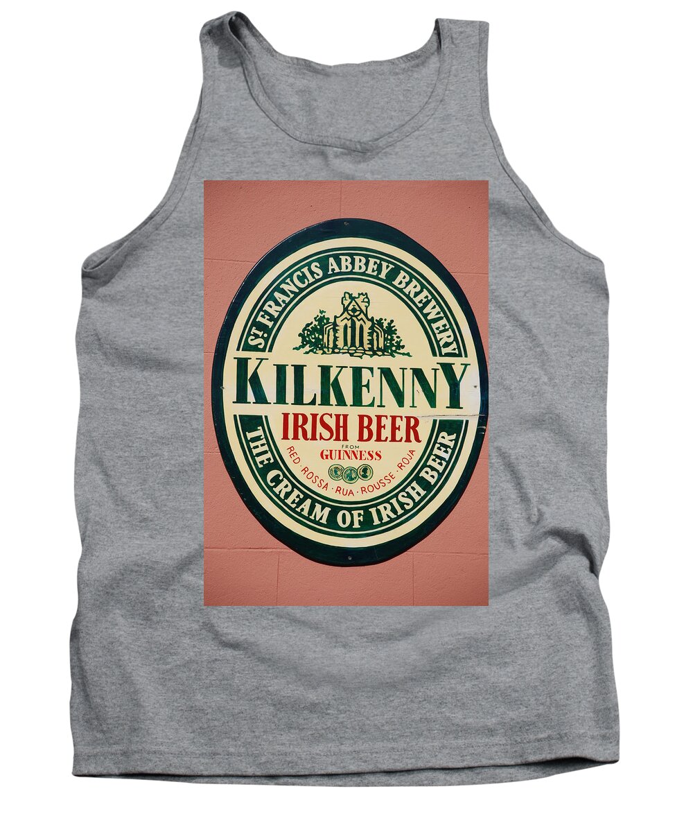 Brewery Tank Top featuring the photograph Kilkenny Irish Beer by Norma Brock