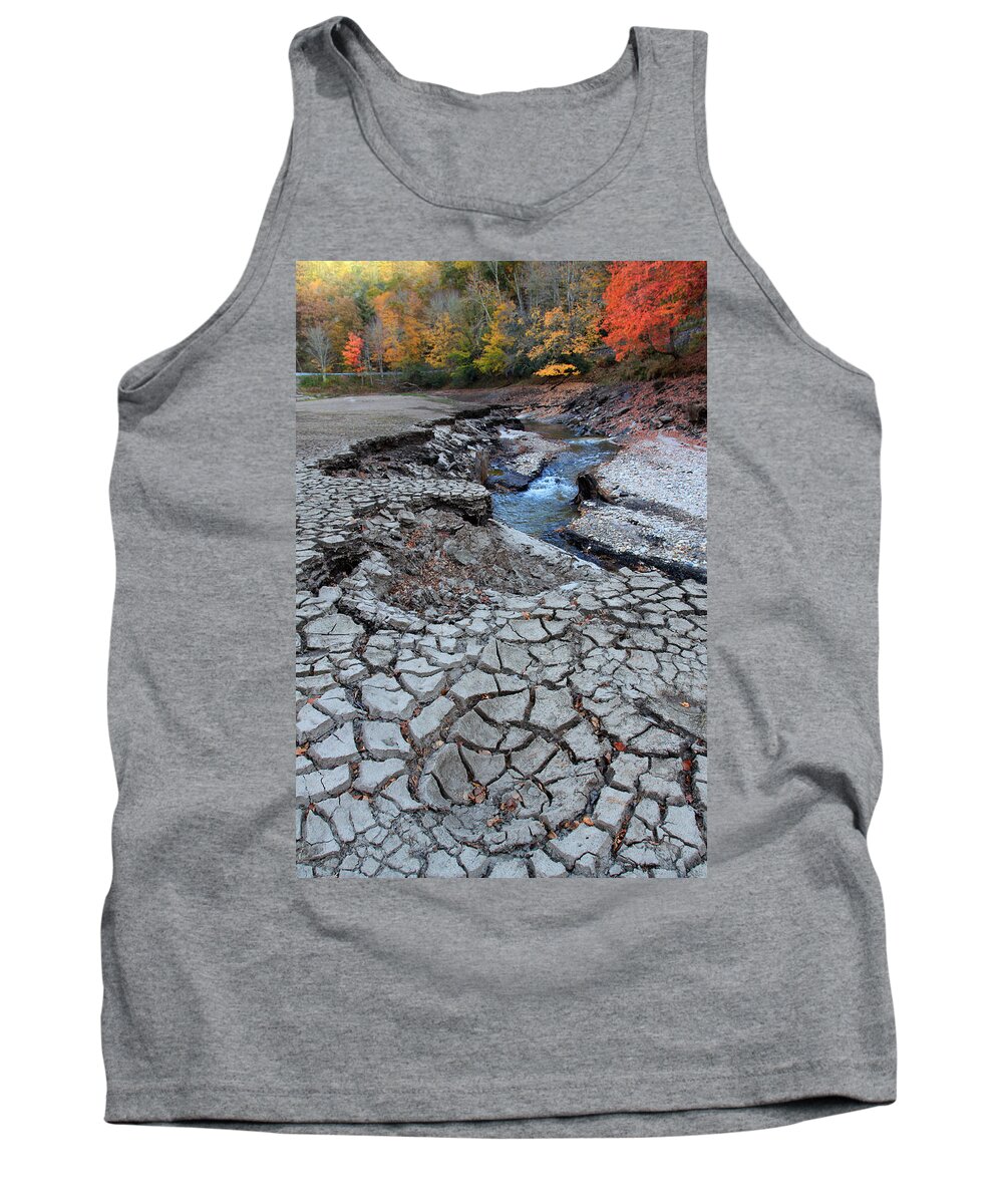 Color Tank Top featuring the photograph Lake No More by Jennifer Robin