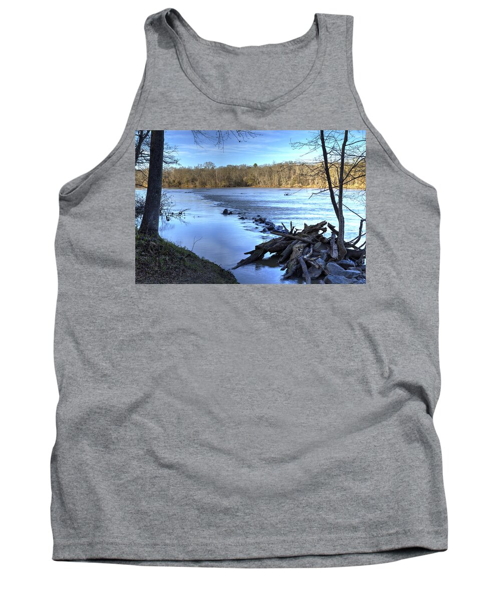 Water Tank Top featuring the photograph Landsford Canal-1 by Charles Hite