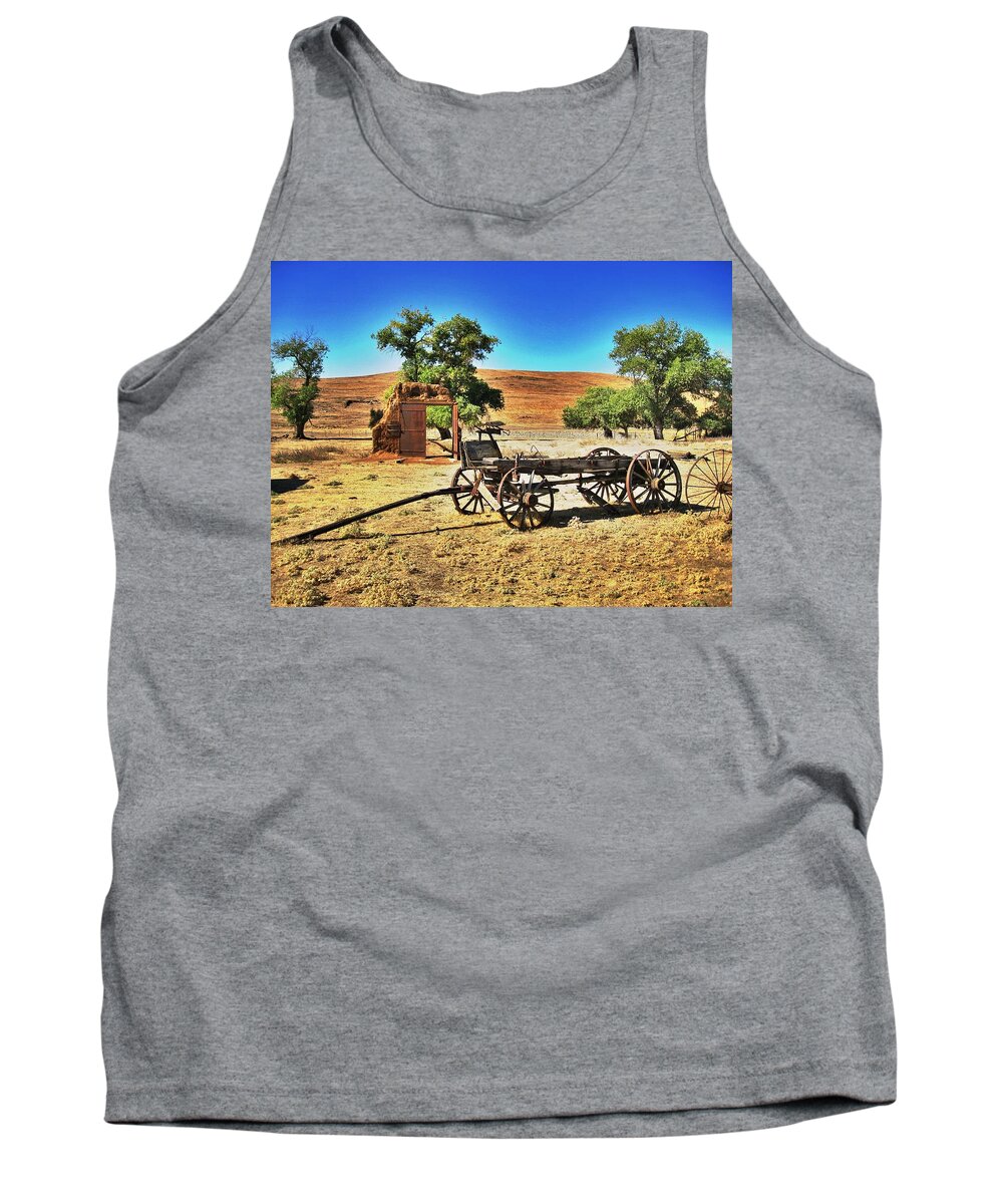 California Tank Top featuring the photograph Late for Market by Spencer Hughes