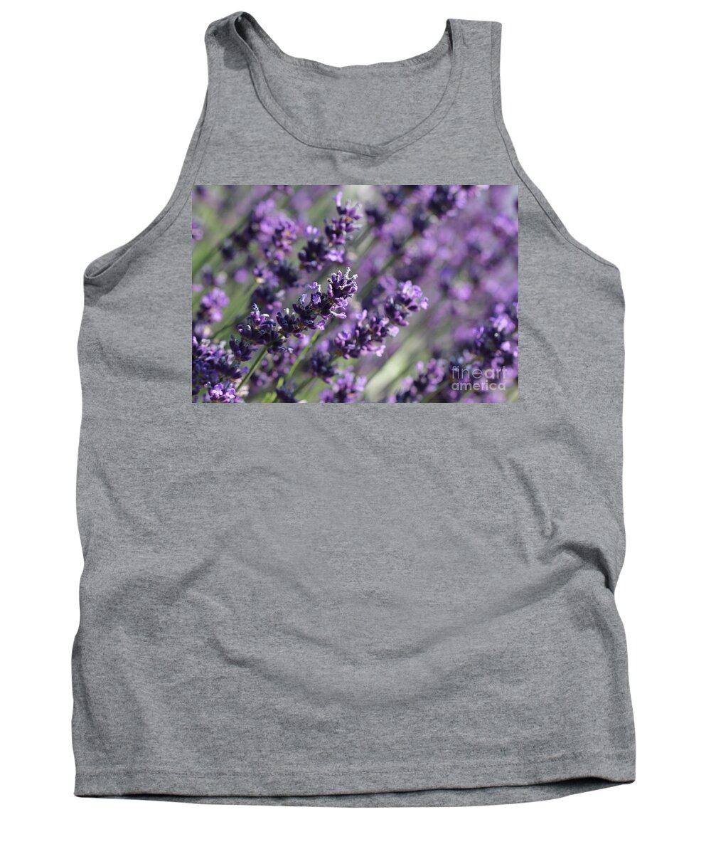 Closeup Tank Top featuring the photograph Lavender by Amanda Mohler