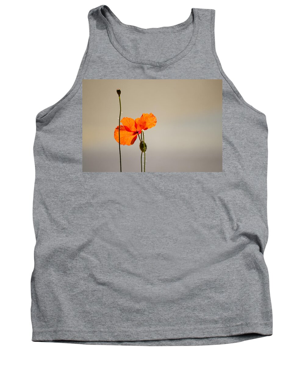 Poppy Tank Top featuring the photograph Life by Spikey Mouse Photography