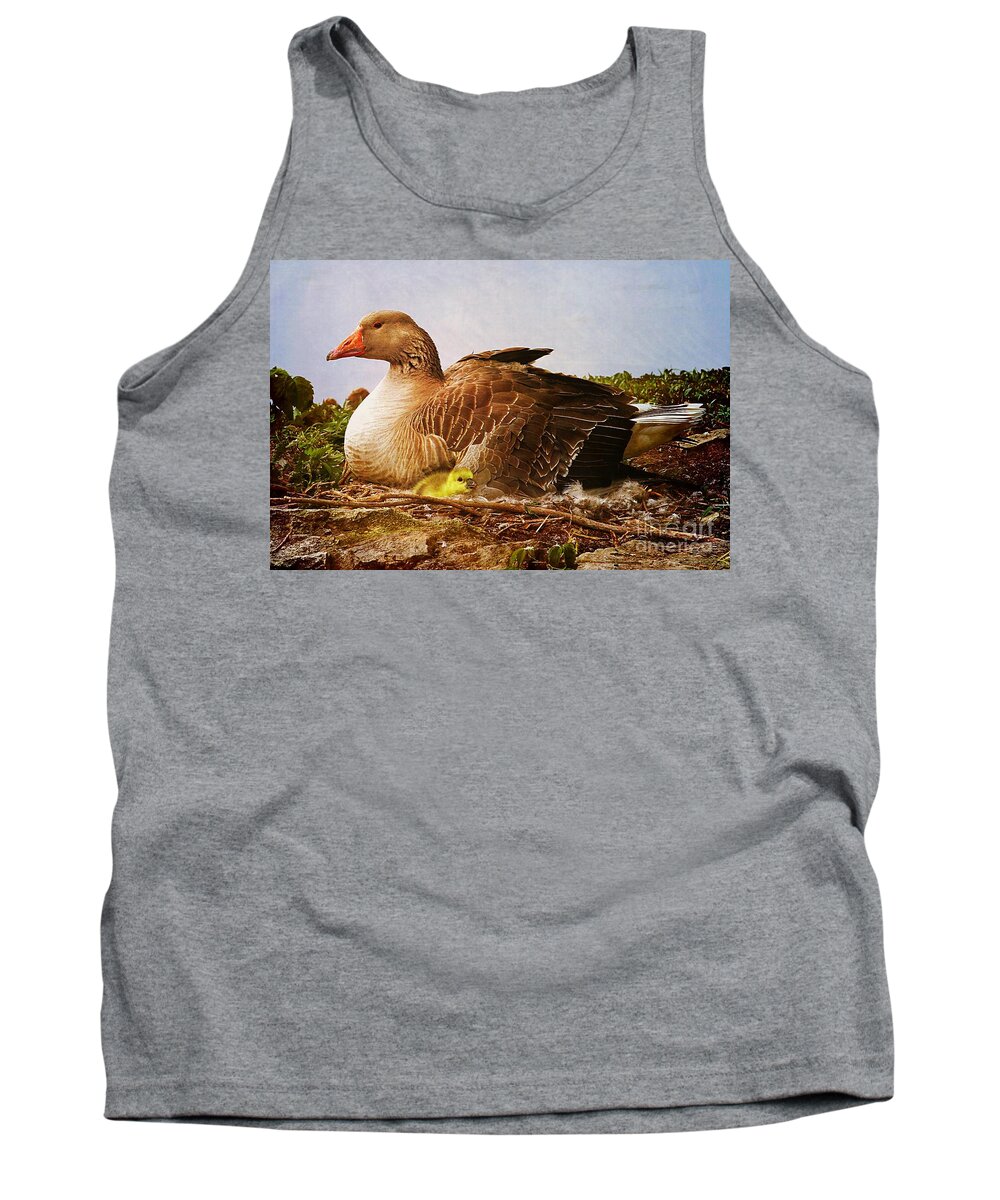 Goose Tank Top featuring the photograph Like Mother Like Me by Elizabeth Winter