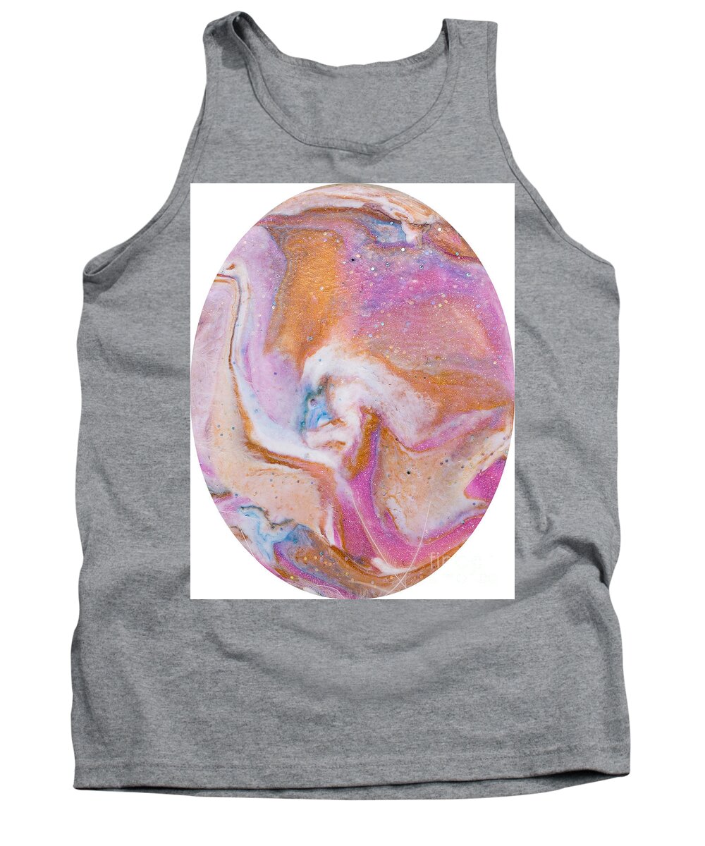 Bright Tank Top featuring the relief Lionheart medallion by Heidi Sieber