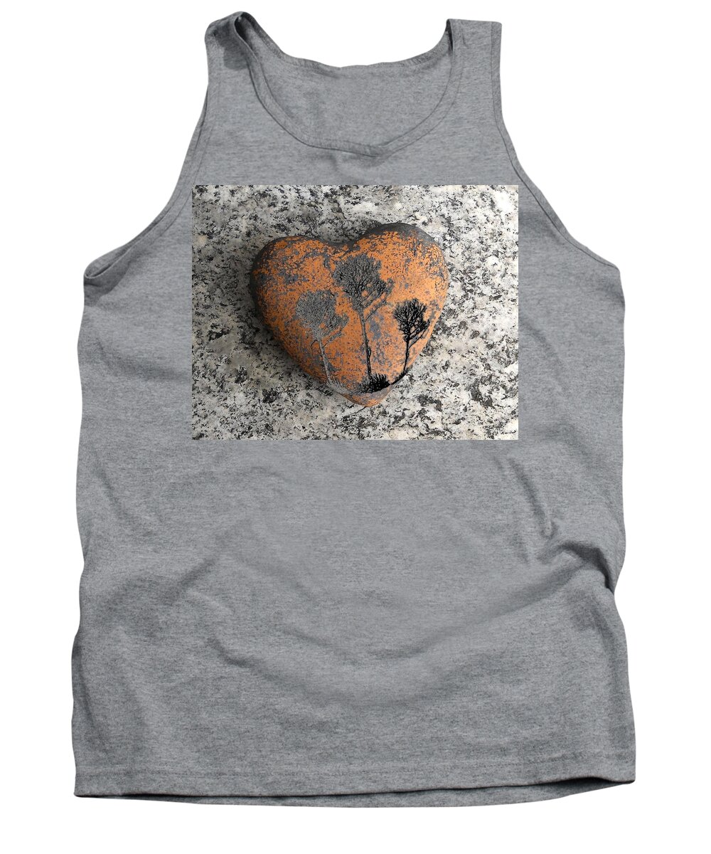 Love Tank Top featuring the photograph Lost Heart by Juergen Weiss