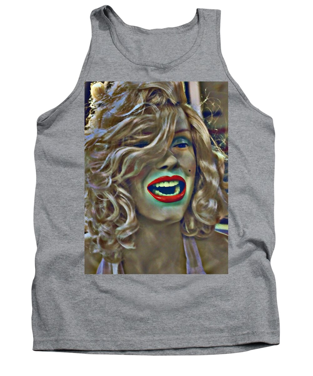 Marilyn Monroe Tank Top featuring the photograph Marilyn by William Rockwell