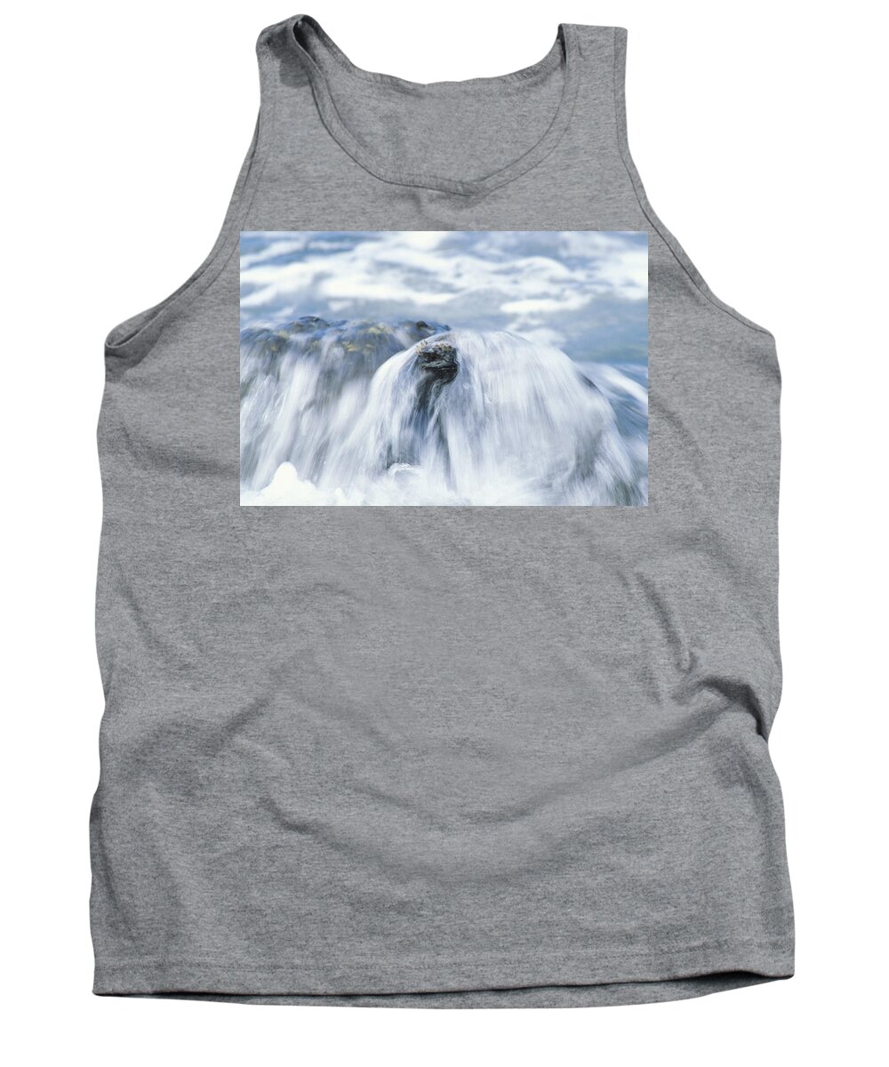 Feb0514 Tank Top featuring the photograph Marine Iguana Grazing On Algae by Tui De Roy