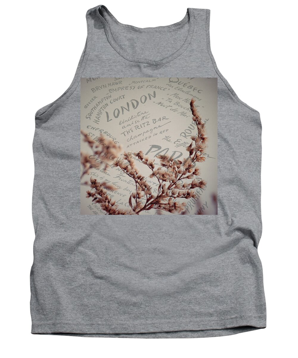 London Tank Top featuring the photograph Meet Me In Paris by Trish Tritz