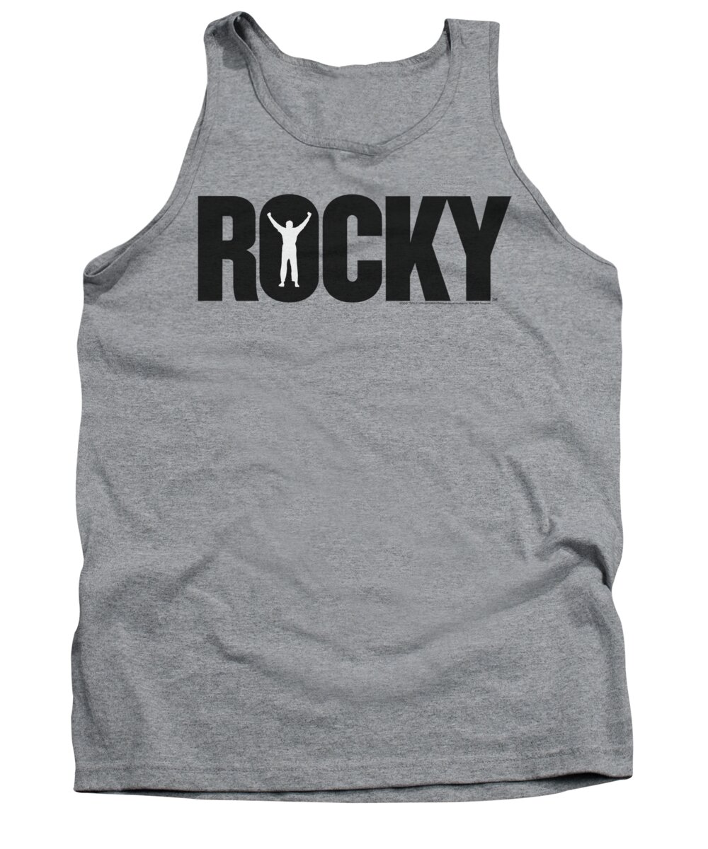 Sylvester Stallone Tank Top featuring the digital art Mgm - Rocky - Logo by Brand A