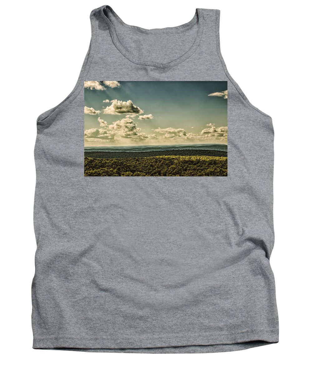 Landscape Tank Top featuring the photograph Mile's Between Us. by Rob Dietrich