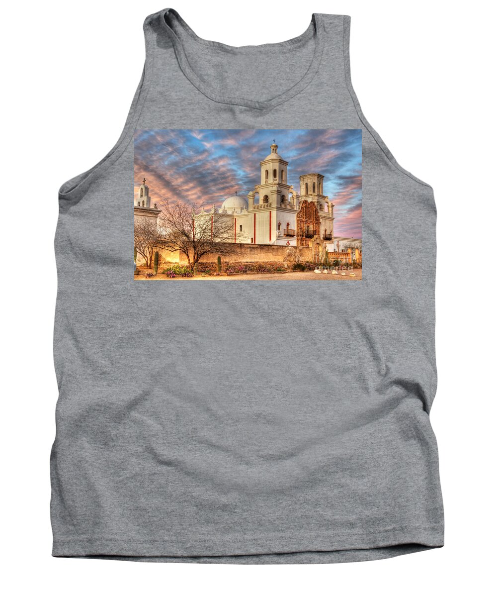 San Xavier Del Bac Mission Tank Top featuring the photograph Mission San Xavier Del Bac 2 by Bob Christopher