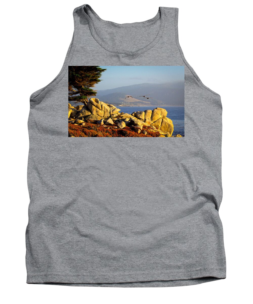 Bird Tank Top featuring the photograph Monterey Coast by Will Wagner