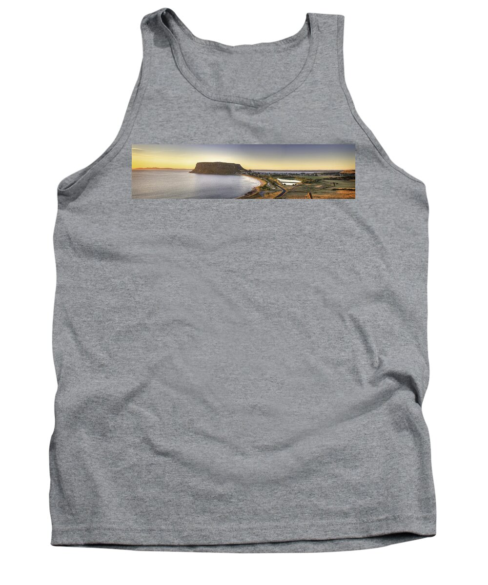 Landscape Tank Top featuring the painting Morning has broken by Frank Lee