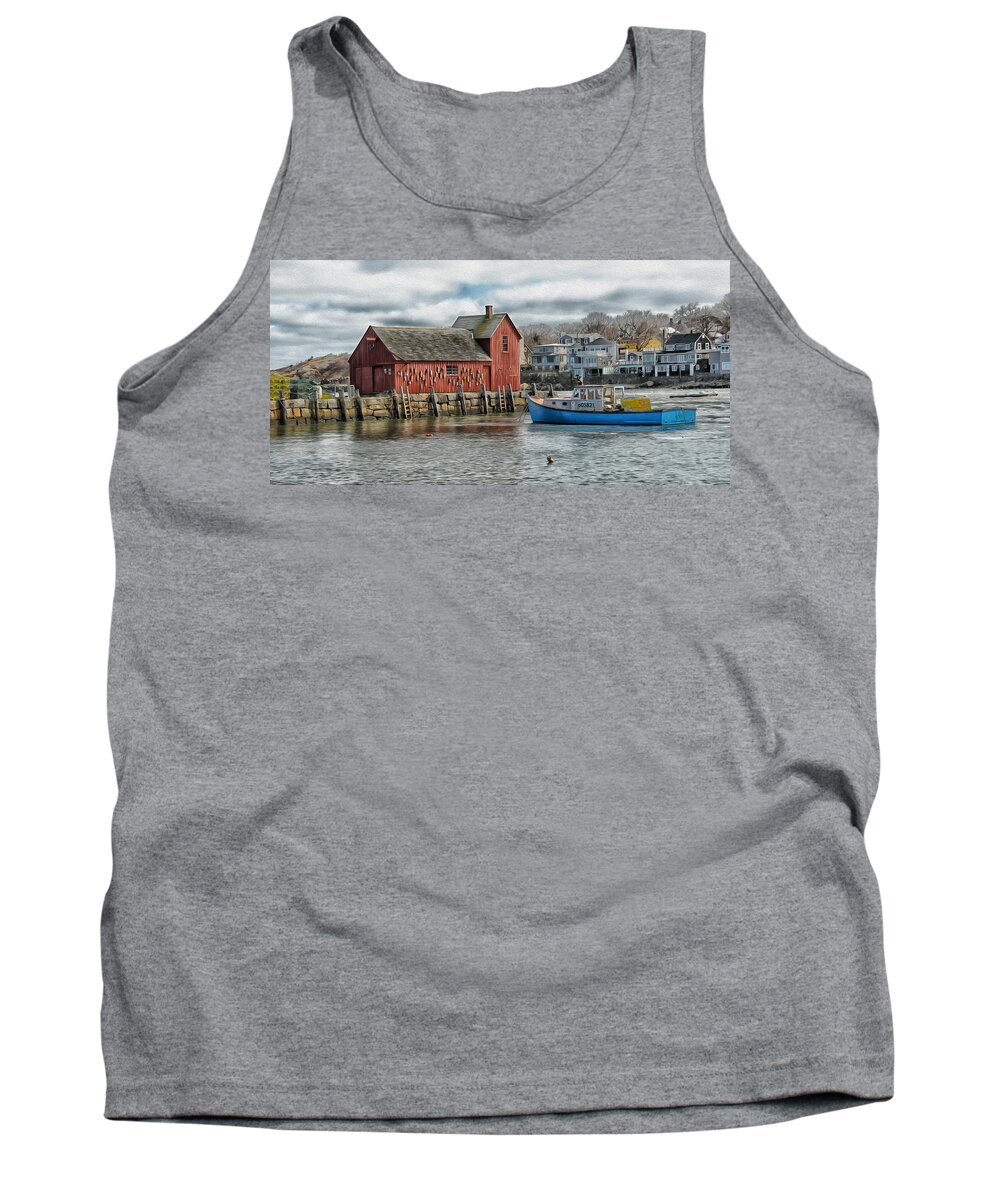 Motif #1 Tank Top featuring the photograph Motif #1 Watches Over the Amie V1 by Liz Mackney