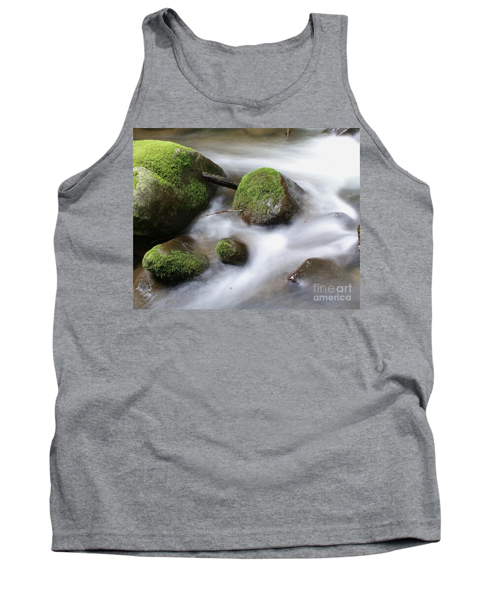 Mountains Tank Top featuring the photograph Mountain River by Susan Cliett