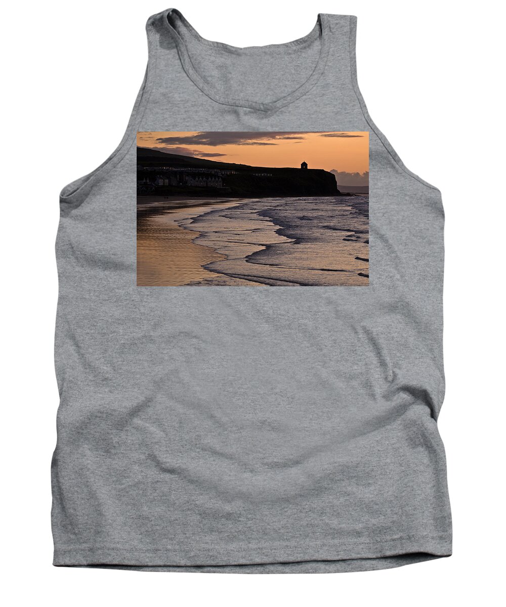 Ireland Tank Top featuring the photograph Mussenden Sunset by Nigel R Bell