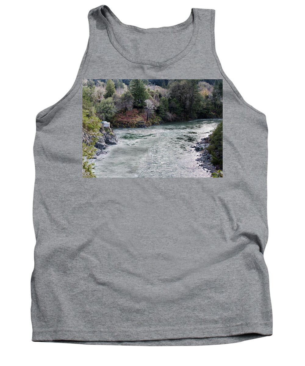 River Tank Top featuring the photograph North and Middle Fork of Smith River 2 by Betty Depee