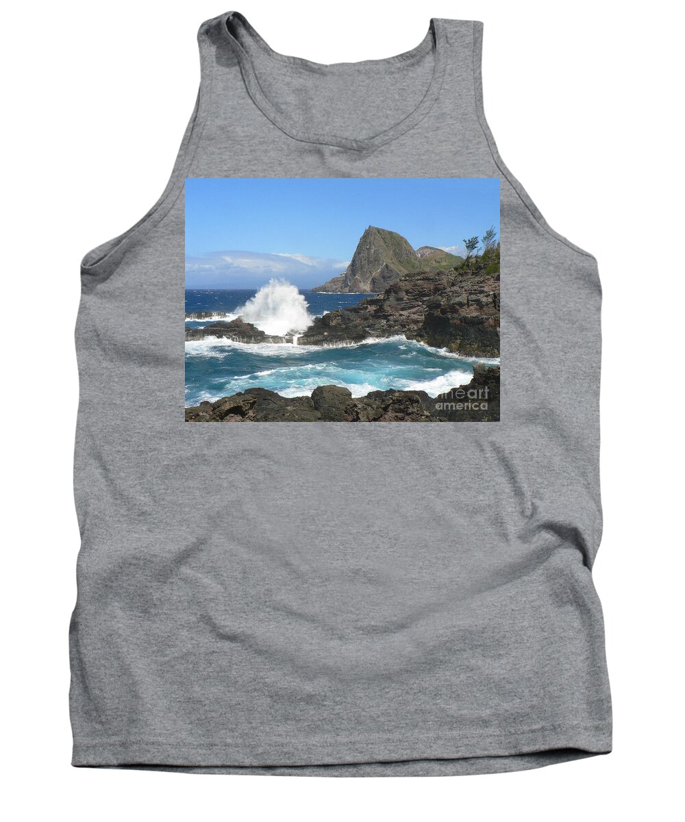Maui Tank Top featuring the photograph Northern West Maui Coast by Ken Brown