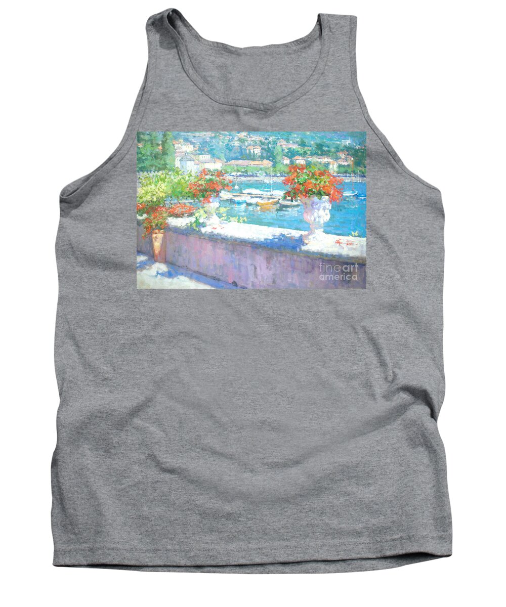 Lenno Tank Top featuring the painting The Glory Of Summer by Jerry Fresia