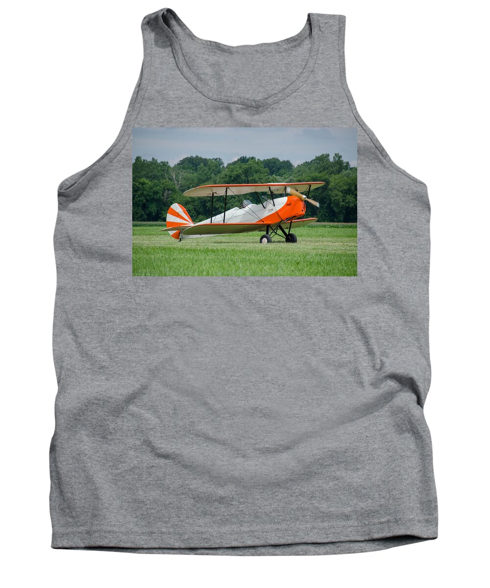 Aviation Tank Top featuring the photograph Orangesicle by Guy Whiteley
