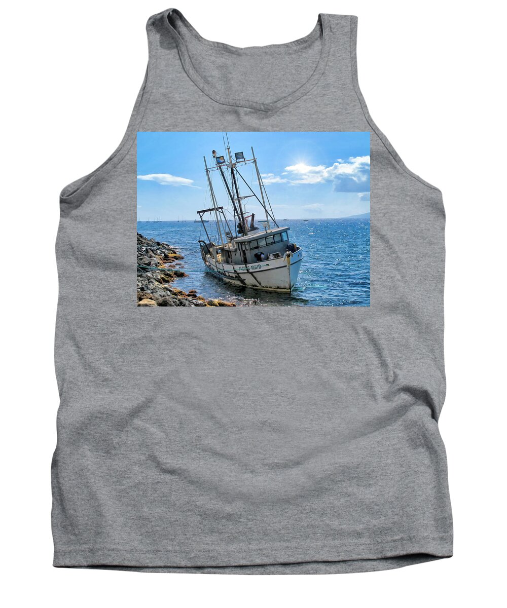 Boat Tank Top featuring the photograph Pacific Maid 2 by Dawn Eshelman