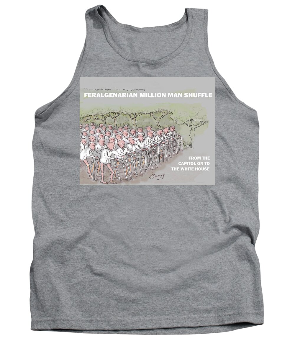  Tank Top featuring the digital art Page 89 Feral Coots by R Allen Swezey