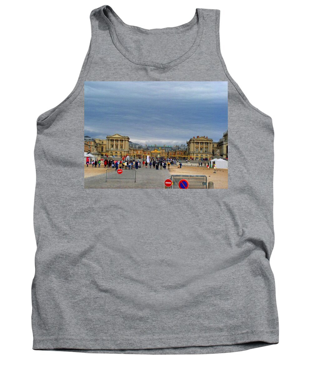 Palace Tank Top featuring the photograph Palace at Versaille by Cleaster Cotton