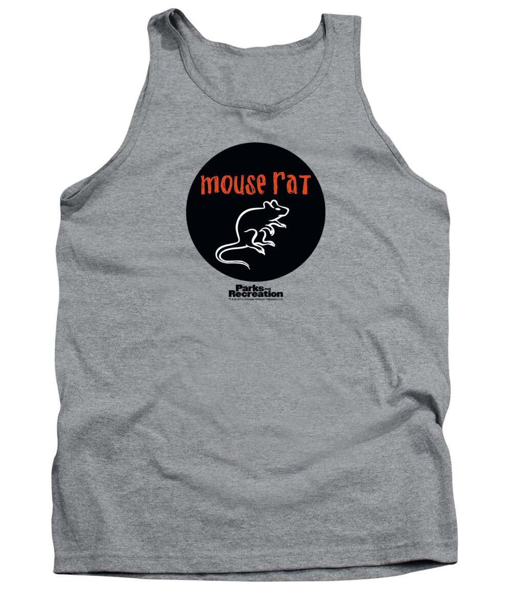  Tank Top featuring the digital art Parks And Rec - Mouse Rat Circle by Brand A