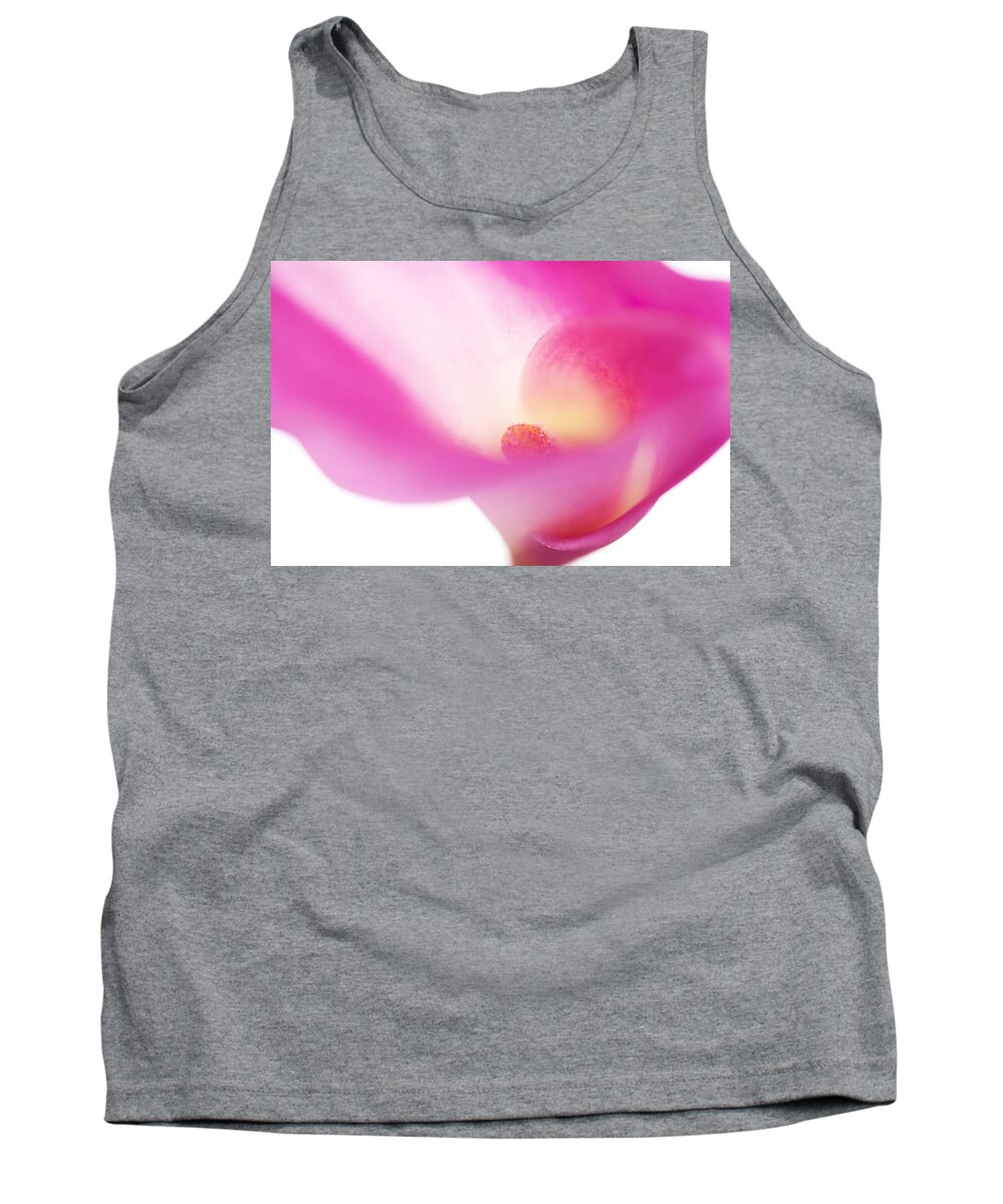 Flowers Tank Top featuring the photograph Passion for Flowers. Pink Veil by Jenny Rainbow