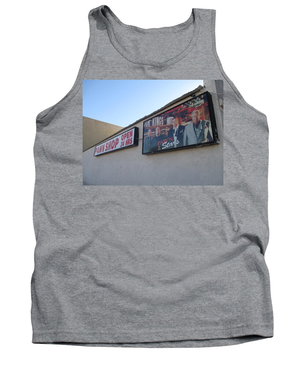 Pawn Stars Tank Top featuring the photograph Pawn Stars by Kay Novy