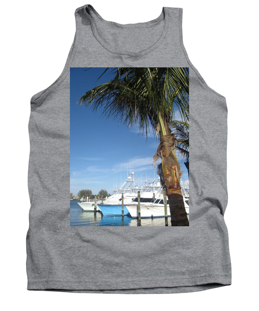Jupiter Tank Top featuring the photograph Peace on the water by Catie Canetti