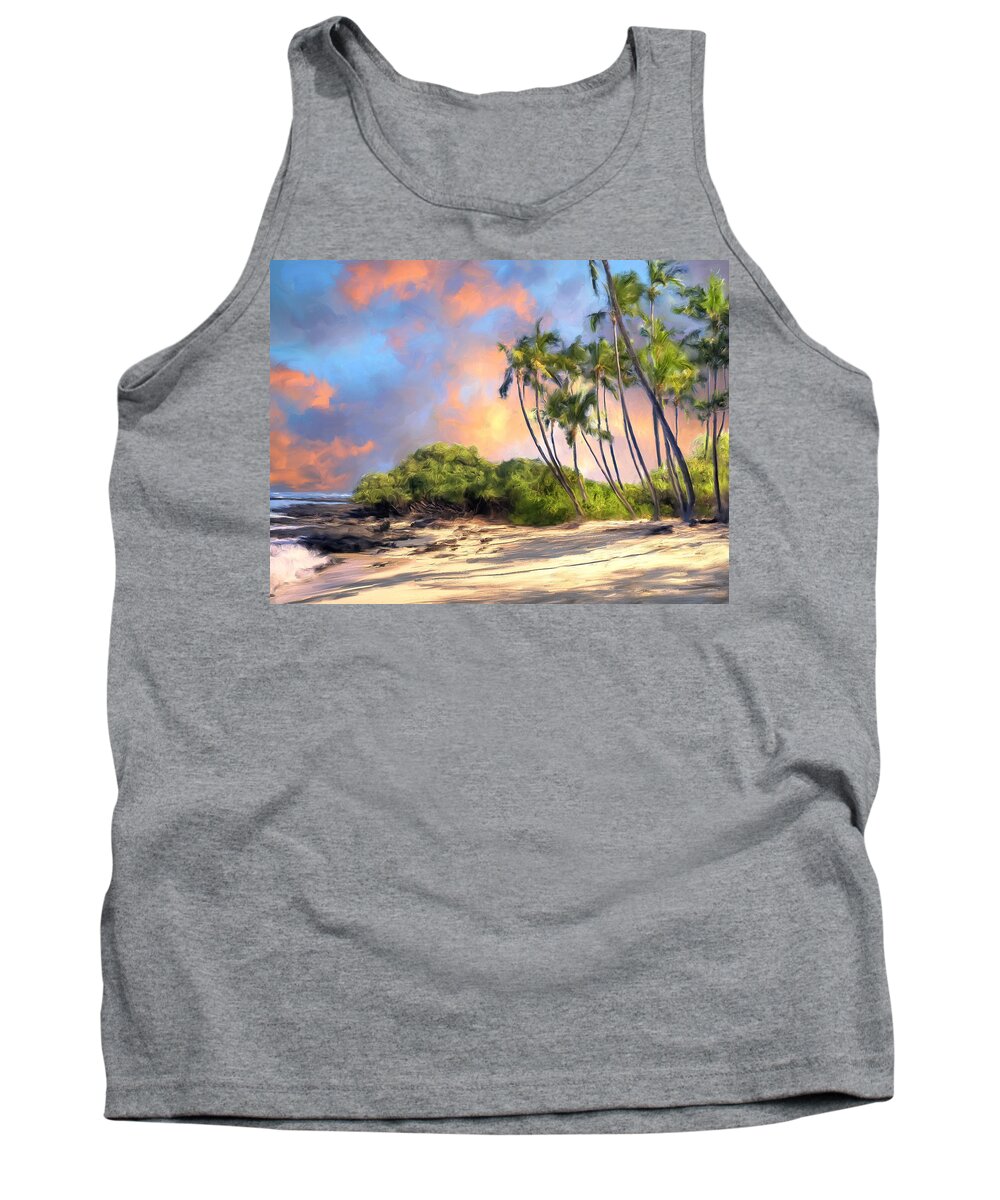 Perfect Moment Tank Top featuring the painting Perfect Moment by Dominic Piperata