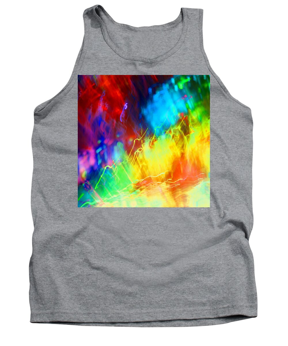 Abstract Tank Top featuring the photograph Physical Graffiti 1Full Image by Dazzle Zazz