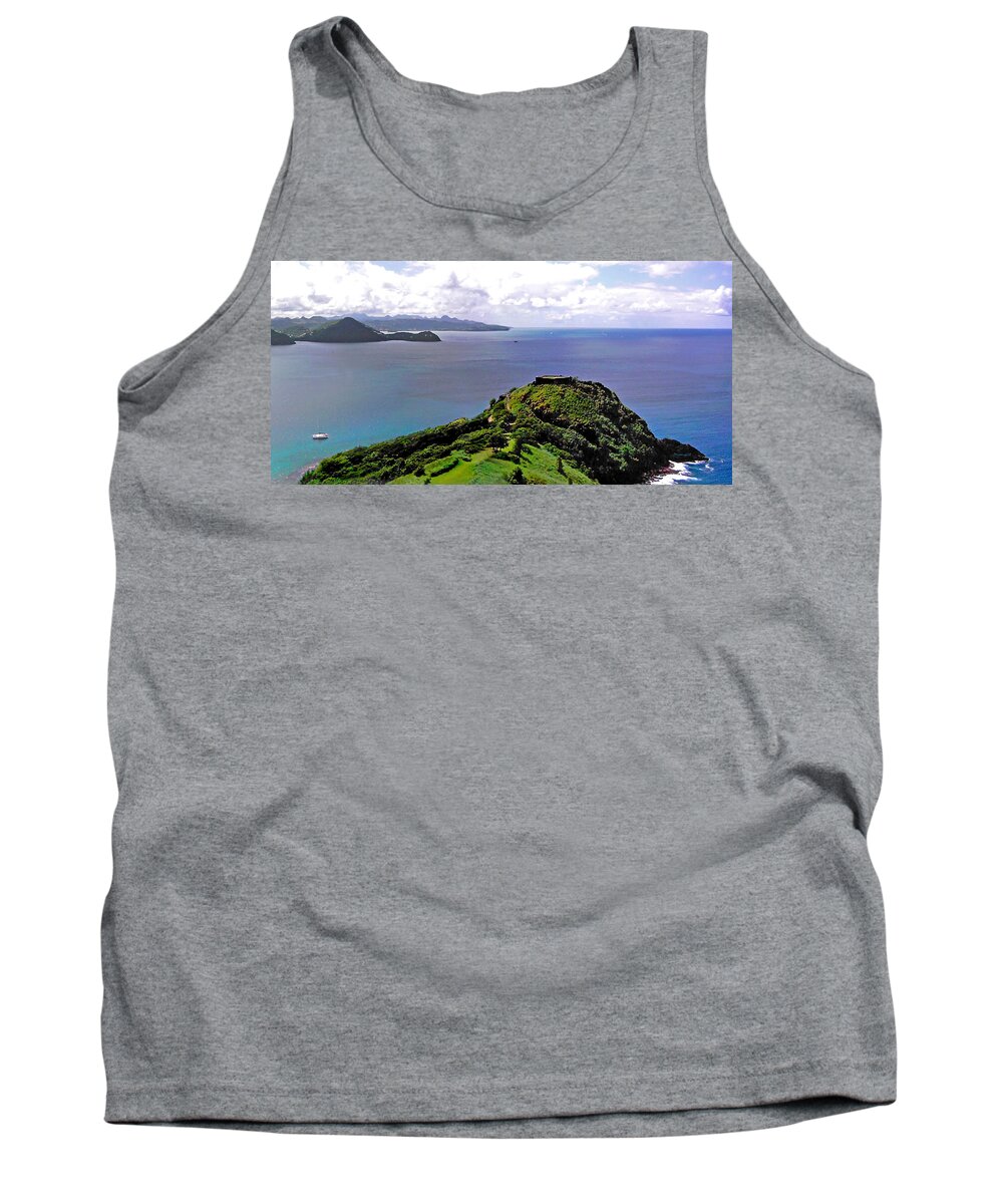 Island Tank Top featuring the photograph Pidgeon Island Fort by Duane McCullough