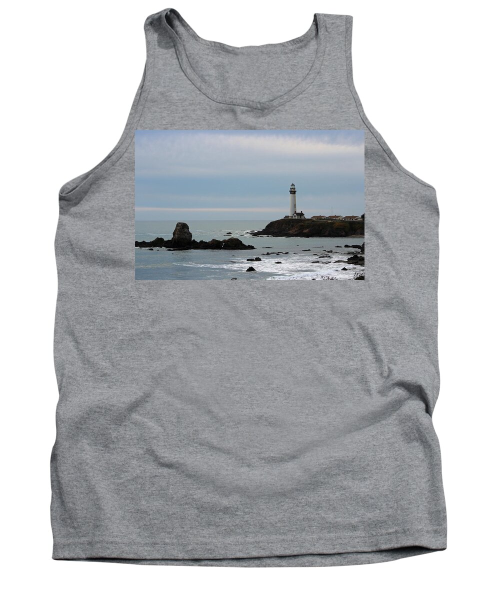 Lighthouse Tank Top featuring the photograph Pigeon Point Lighthouse by Deana Glenz