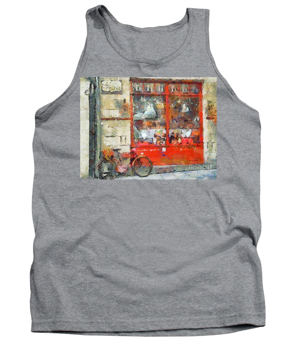 Bicycle Tank Top featuring the photograph Postcard Perfect by Claire Bull