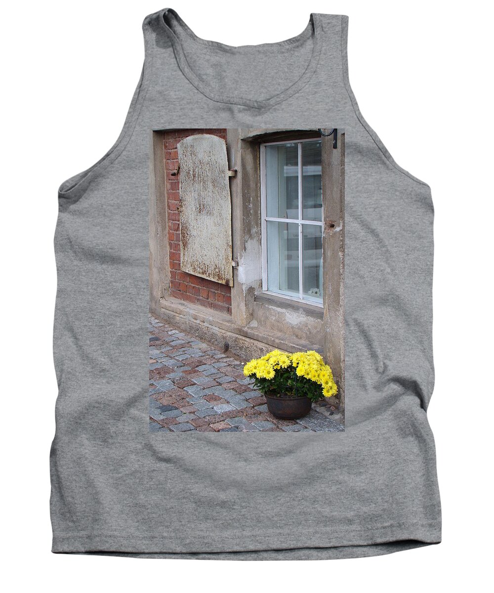 Porvoo Tank Top featuring the photograph Potted Flowers by Rick Rosenshein