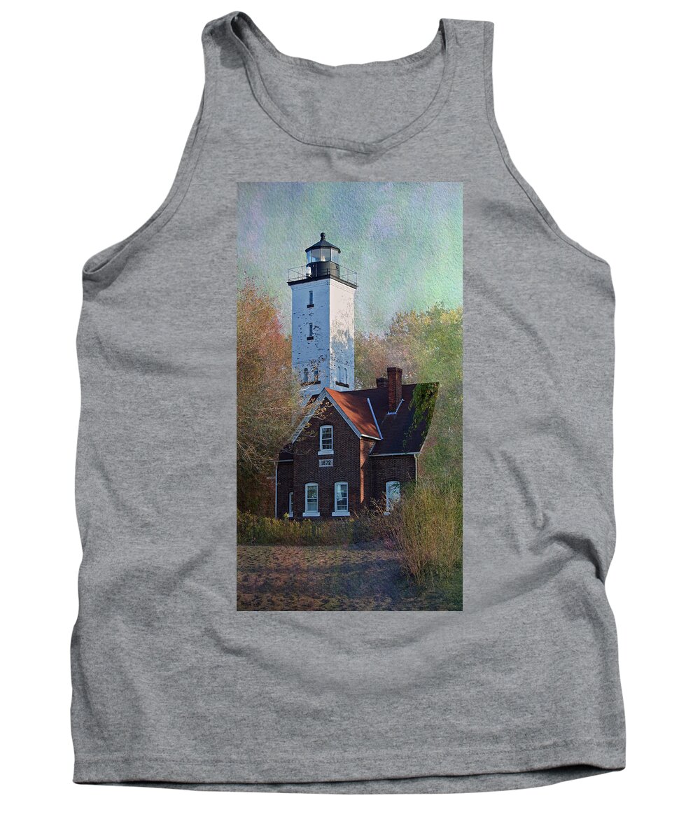 Erie Pa Tank Top featuring the photograph Presque Isle Lighthouse by Rebecca Samler