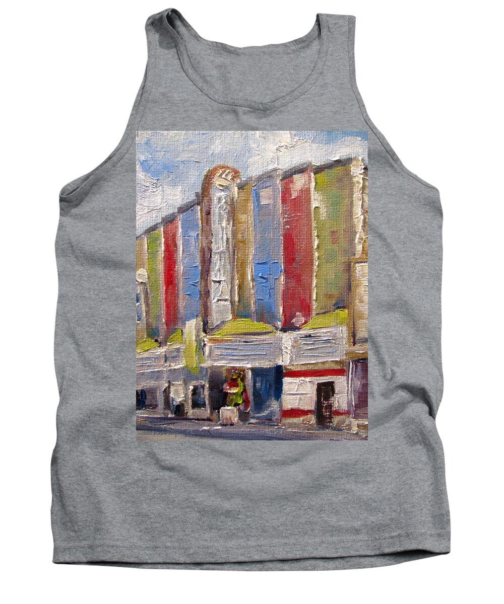 Ritz. Theatre Tank Top featuring the painting Puttin on the Ritz by Susan Elizabeth Jones