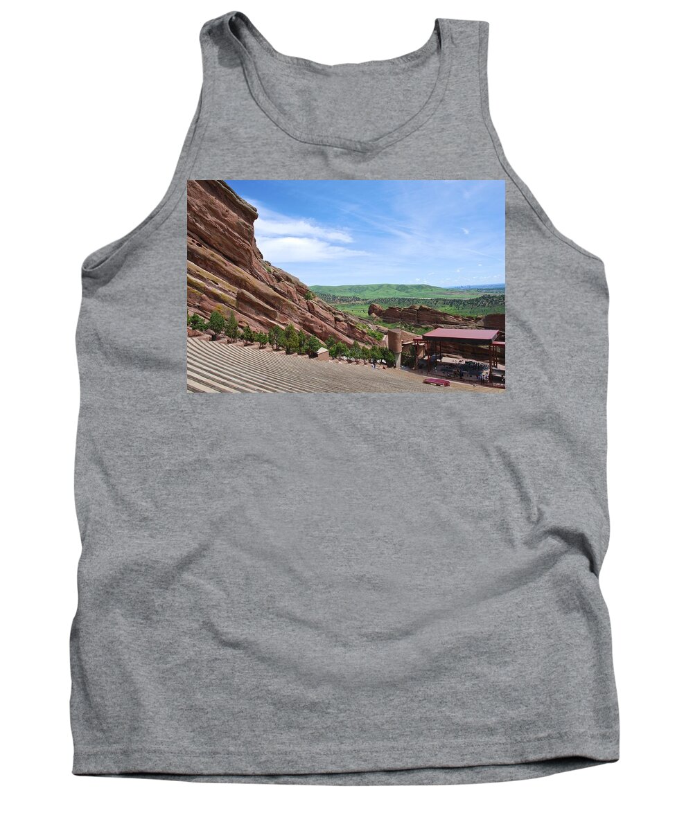Red Rocks Tank Top featuring the photograph Red Rocks by Norma Brock