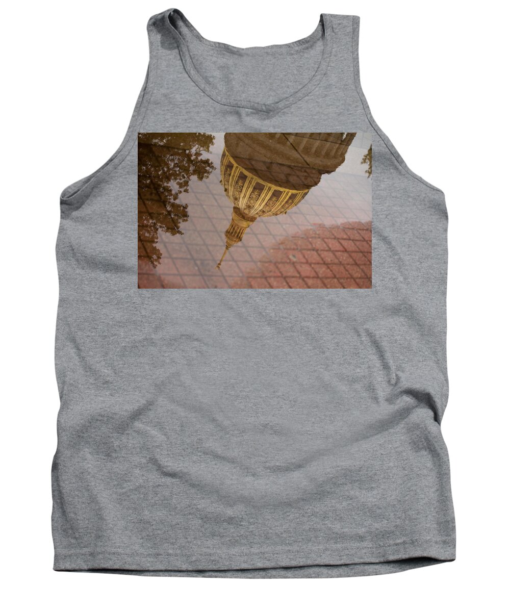 West Virginia Tank Top featuring the photograph reflection of WV by Shane Holsclaw