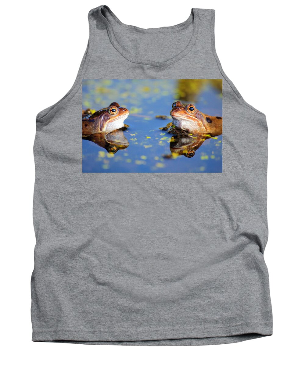 Frog Tank Top featuring the photograph Reflections by Chris Smith