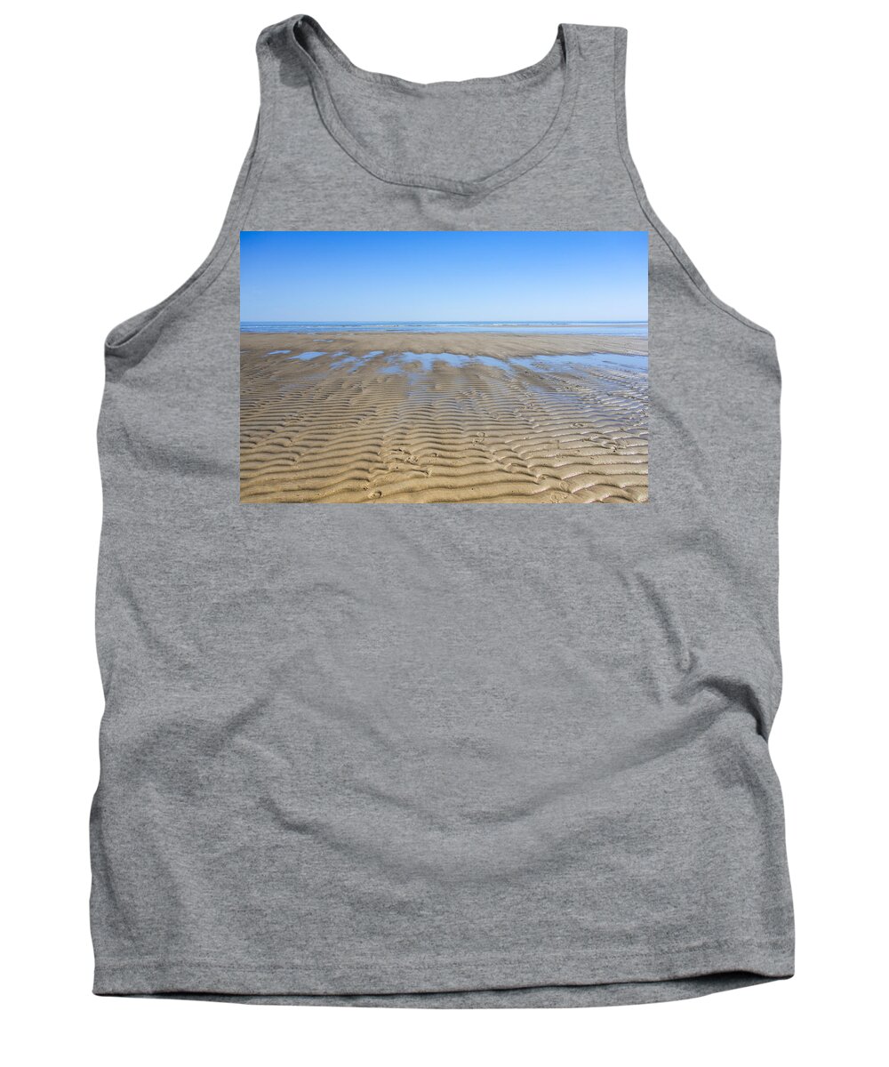 Crane Beach Tank Top featuring the photograph Returning by Stoney Stone