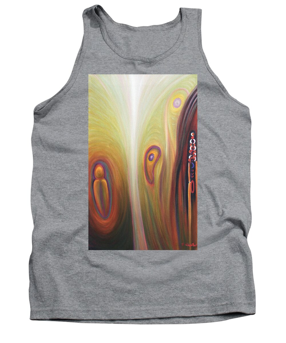 Judith Chantler. Tank Top featuring the painting Returning to the Source by Judith Chantler