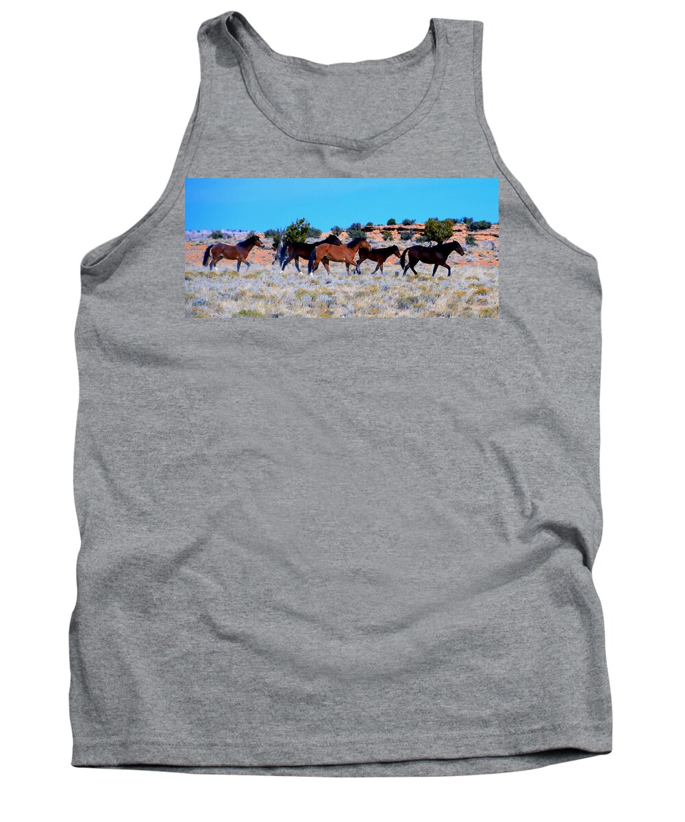 Oil Tank Top featuring the photograph Running Wild by Tranquil Light Photography