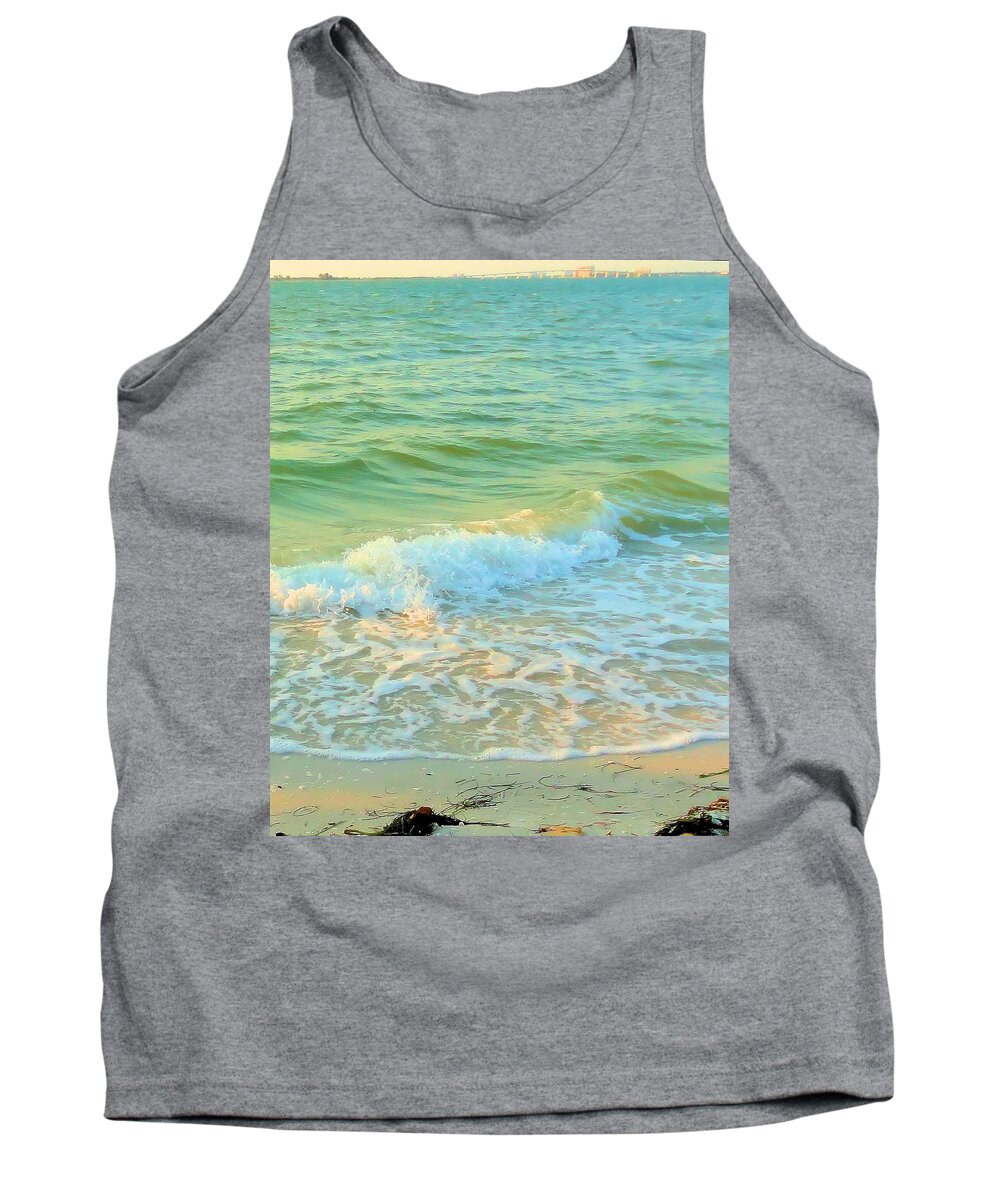 Sanibel Island Florida Photograph Tank Top featuring the photograph Sanibel at Sunset by Janette Boyd