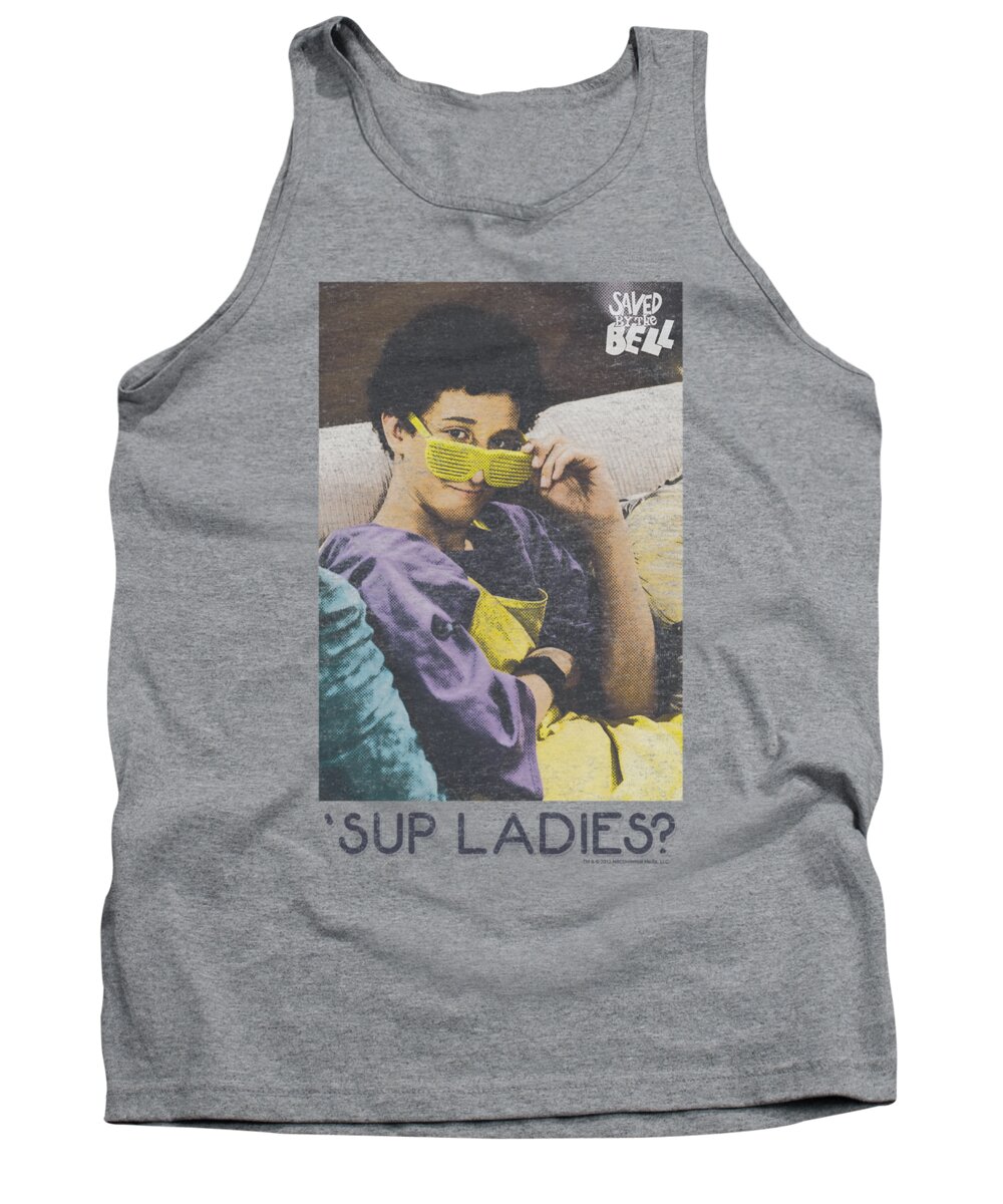  Tank Top featuring the digital art Saved By The Bell - Sup Ladies by Brand A