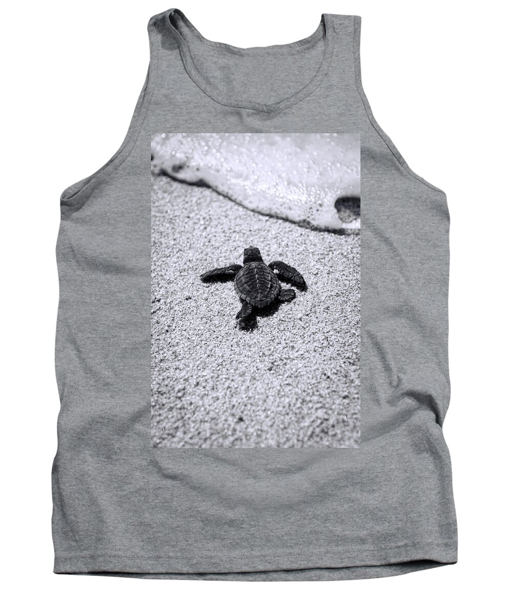 #faatoppicks Tank Top featuring the photograph Sea Turtle by Sebastian Musial